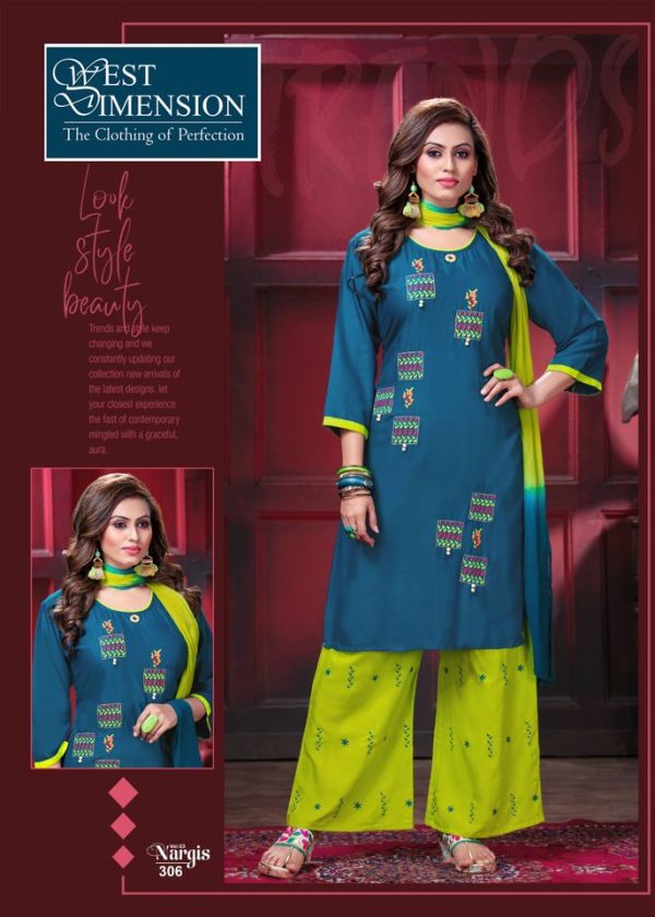 Women Kurti with Plazzo 999