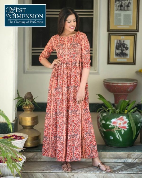 Pure Muslin with Digital print 1049