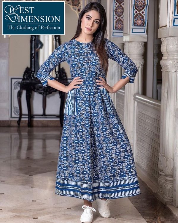 Pure Muslin with Digital print 1049