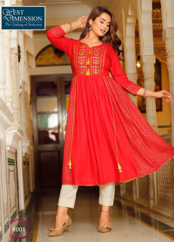 Rayon Women Kurti 999
